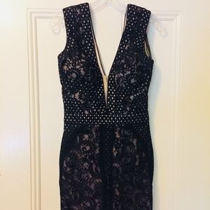 Tony Bowls Black Cocktail Dress